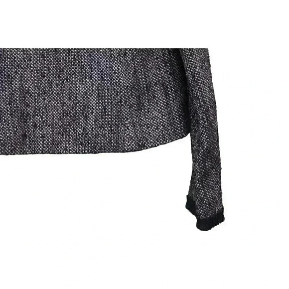 346 Brooks Brothers Blazer Jacket Size 14 Petite Navy Tweed Wool Blend Preppy - Picture 10 of 13